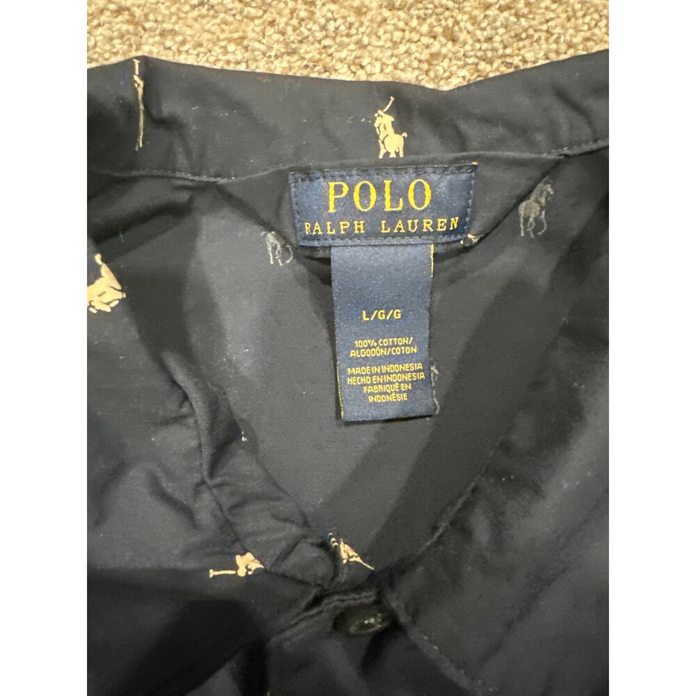 Polo Ralph Lauren Blue Pajamas With Logo Pattern Men’s Size L - Picture 6 of 11